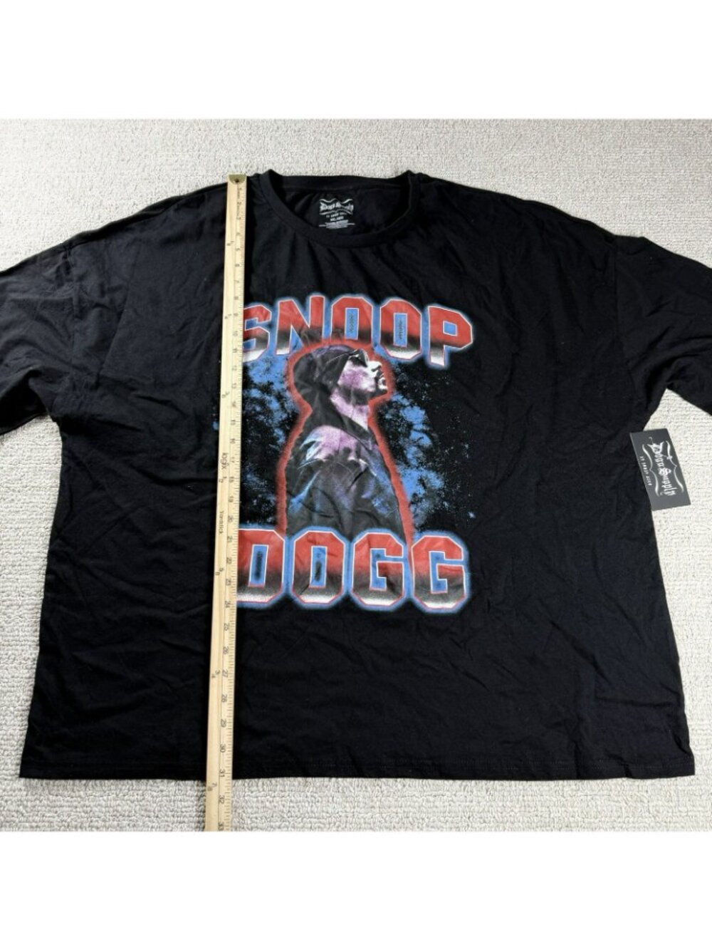 Dogg Supply Snoop Dogg Large Logo T-shirt Black Men’s Size 3XL - Picture 4 of 7